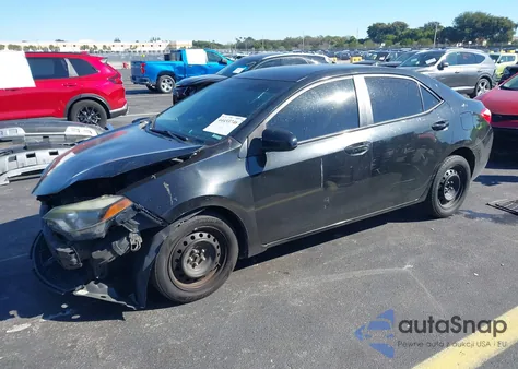 2014 Toyota Corolla Le из США, поврежденный, VIN 2T1BURHEXEC124534